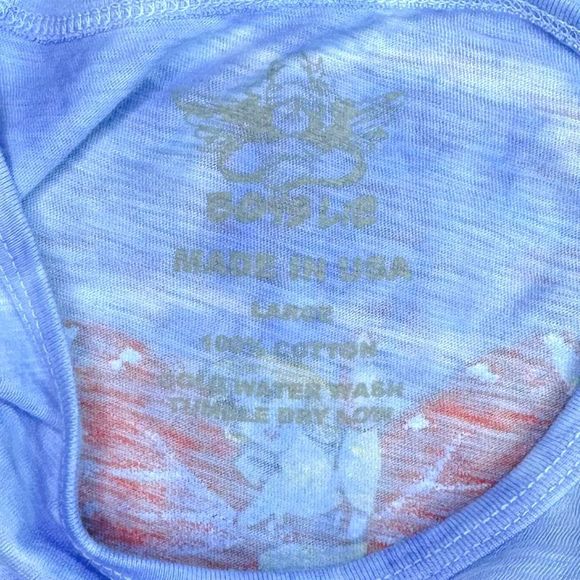 Boys Lie Lady Butterfly Tie Dye Tee - Size Large - Picture 8 of 9